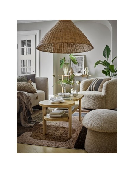 Sillón BOCCA, Poliéster Natural - Bloomingville