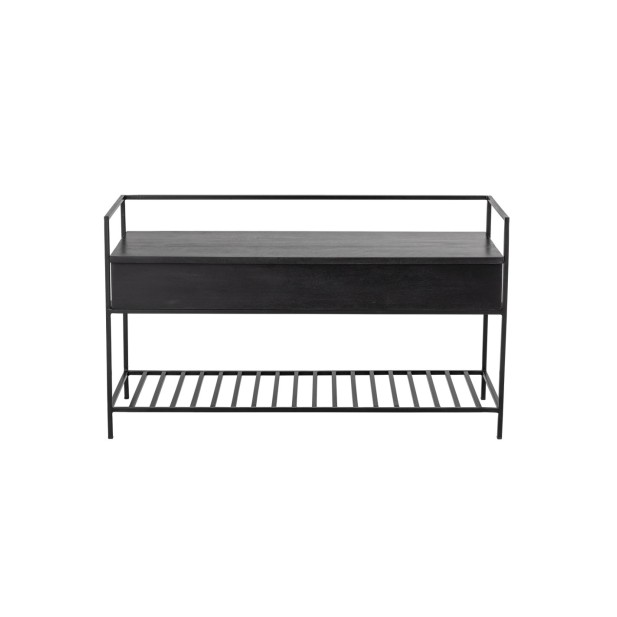 Banco ABELONE, Negro, Fsc 100%® Mango - Bloomingville