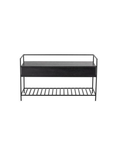 Banco ABELONE, Negro, Fsc 100%® Mango - Bloomingville