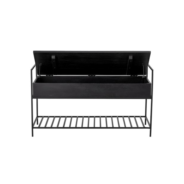 Banco ABELONE, Negro, Fsc 100%® Mango...