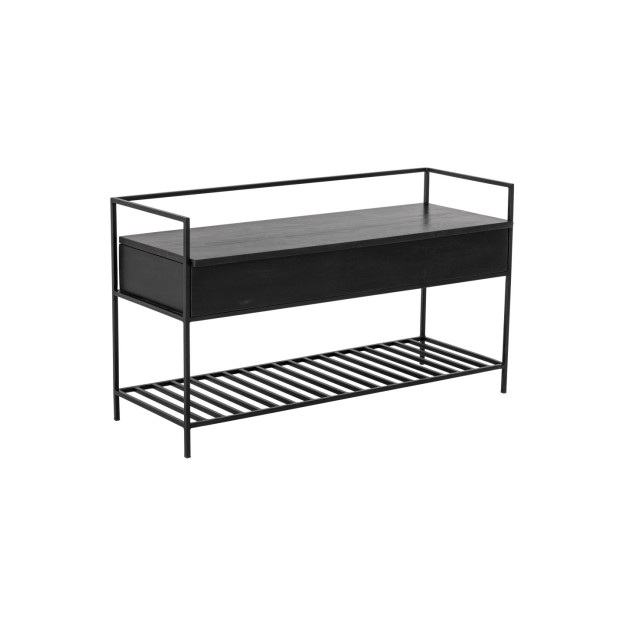 Banco ABELONE, Negro, Fsc 100%® Mango...