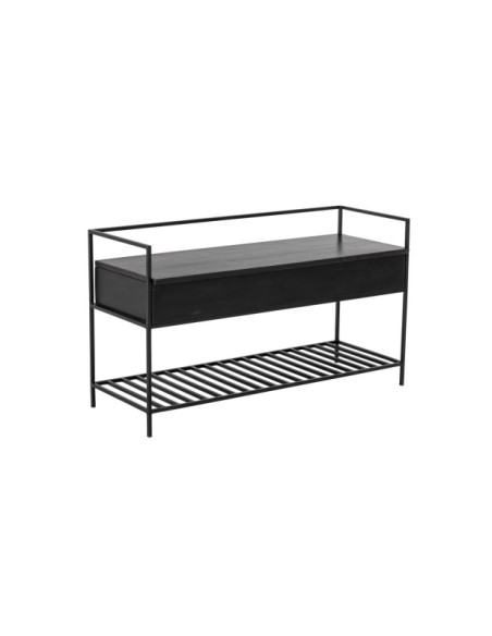 Banco ABELONE, Negro, Fsc 100%® Mango - Bloomingville