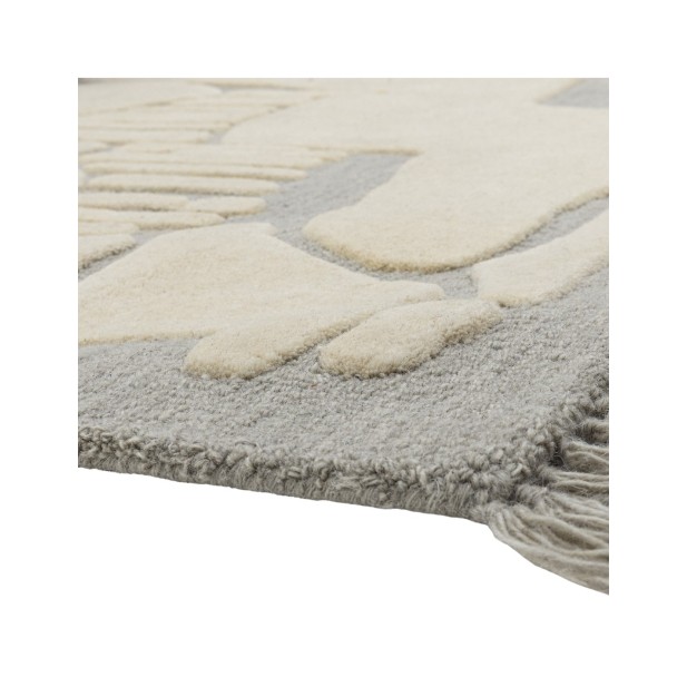 Alfombra NAPOLI, Gris, Lana -...