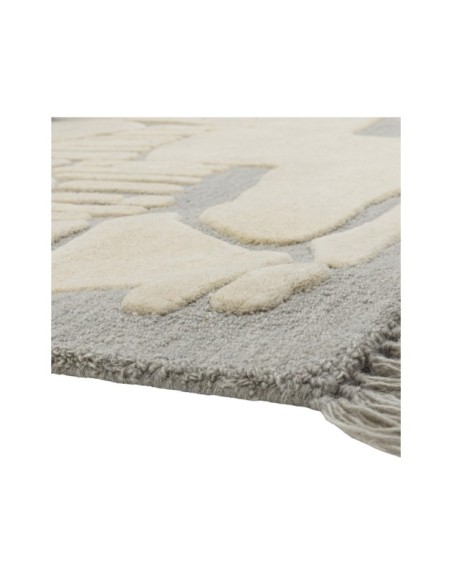 Alfombra NAPOLI, Gris, Lana - Bloomingville