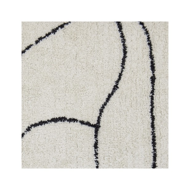 Alfombra VIGA, Blanco, Algodón -...