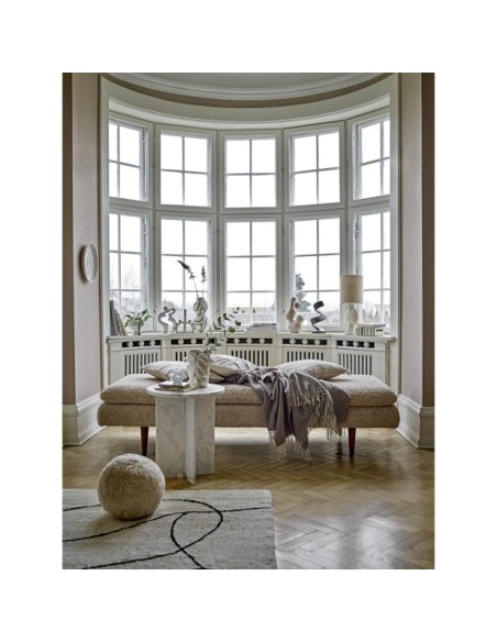 Alfombra VIGA, Blanco, Algodón - Bloomingville