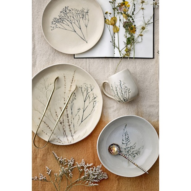 Set 4 Platos Hondos BEA, Gres Natural...