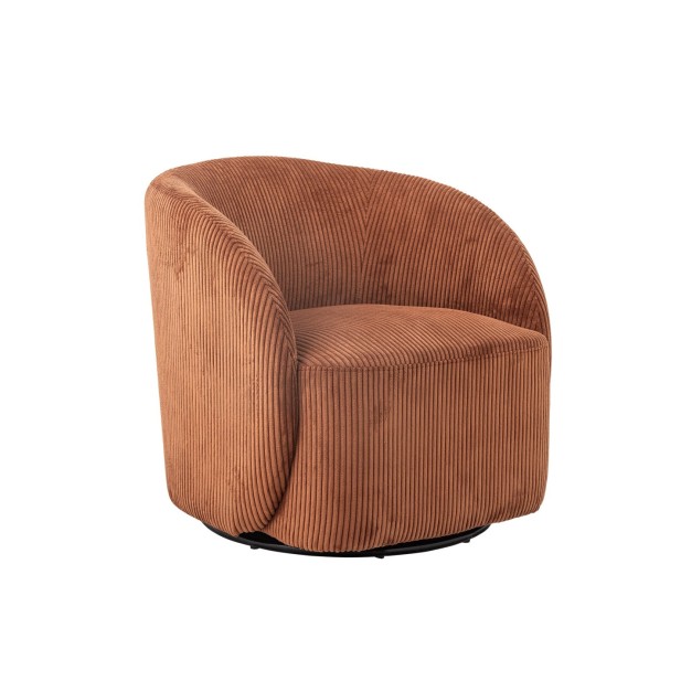 Sillón PRADI, Naranja, Poliéster -...