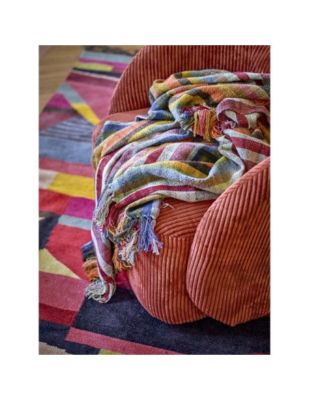 Sillón PRADI, Naranja, Poliéster - Bloomingville