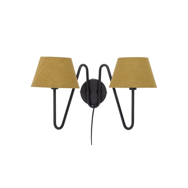 Aplique LETTY, Negro, Metal - Bloomingville