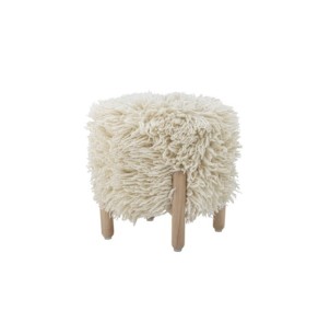Taburete LOMBA, Lana Natural - Bloomingville
