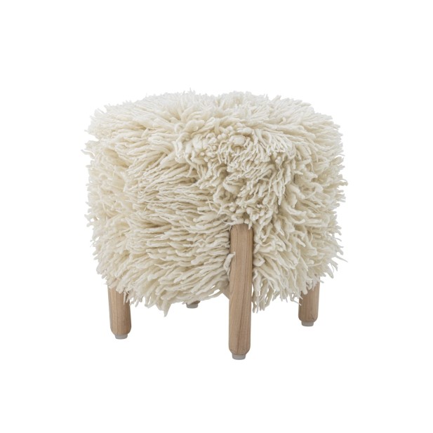 Taburete LOMBA, Lana Natural - Bloomingville