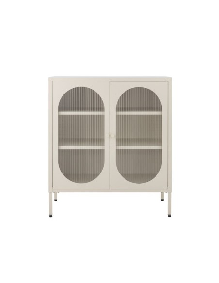 Aparador Vitrina SALVO, Metal / Natural - Bloomingville