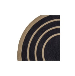 Alfombra LUNE, Negro, Algas Marinas - Bloomingville 2