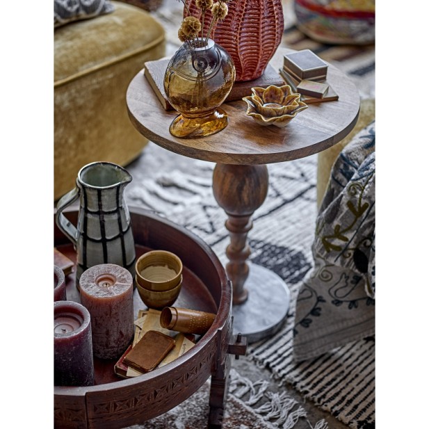 Taburete PALOMA , Marrón, Mango -...