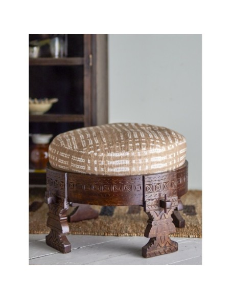 Taburete PALOMA , Marrón, Mango - Bloomingville