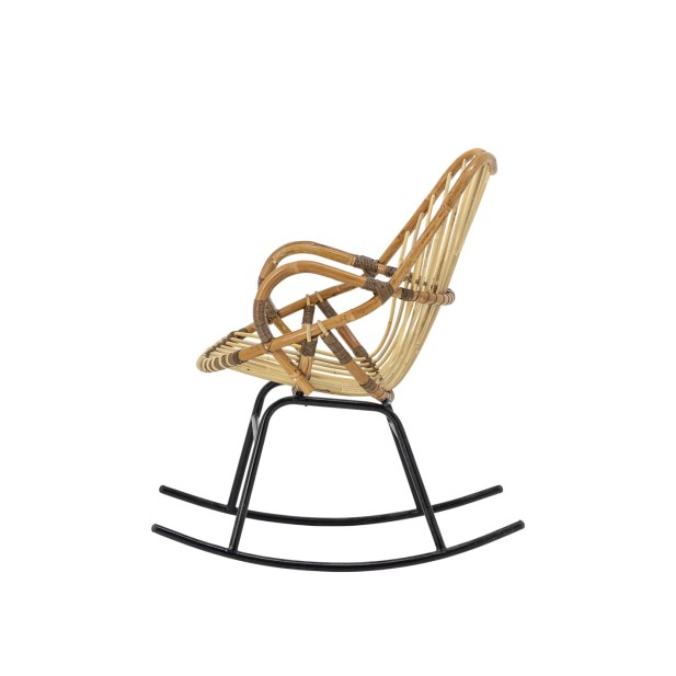 Mecedora REINE, Ratán Natural -...