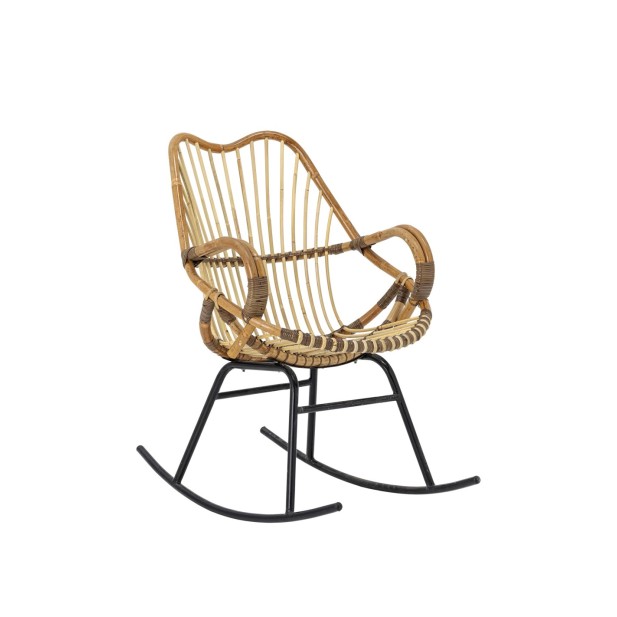 Mecedora REINE, Ratán Natural -...