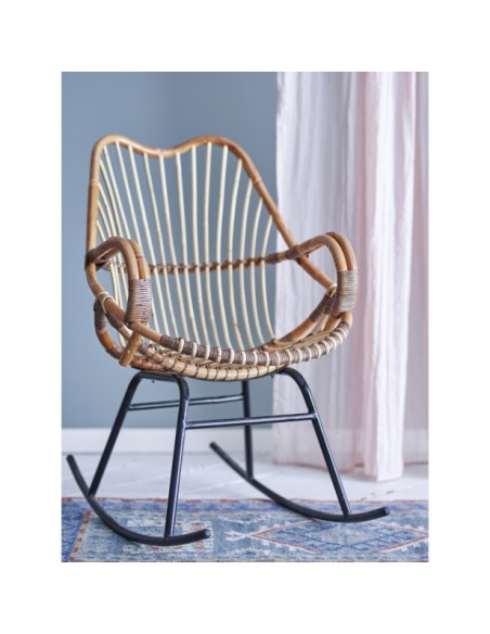 Mecedora REINE, Ratán Natural - Bloomingville