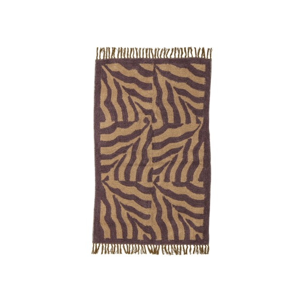 Alfombra IZZA, Morado, Algodón -...