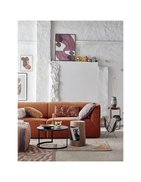 Alfombra IZZA, Morado, Algodón - Bloomingville