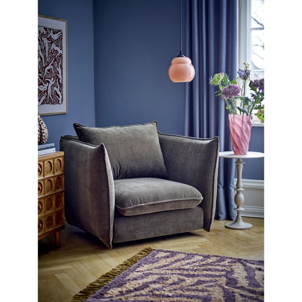 Alfombra IZZA, Morado, Algodón -...