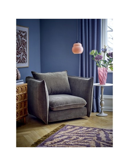 Alfombra IZZA, Morado, Algodón - Bloomingville