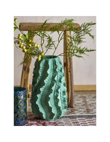 Jarrón Decorativo NATIKA, Verde, Terracota - Bloomingville