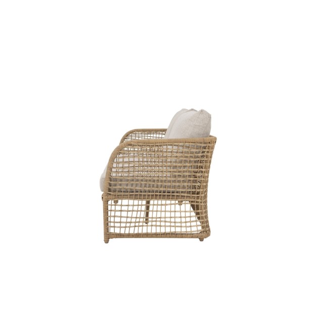 Sofá PENZANO, Poliratán Natural -...