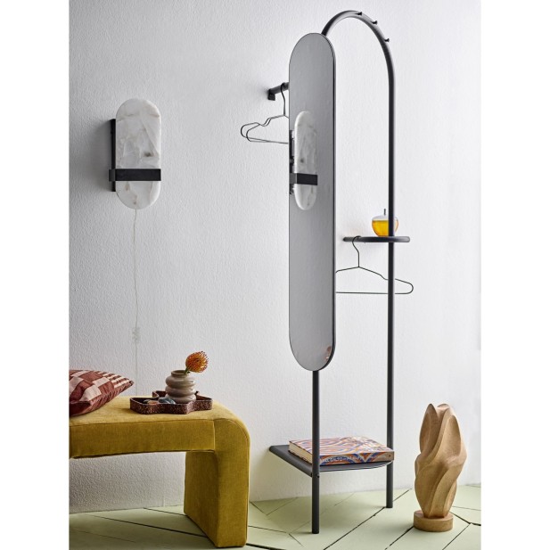 Perchero BELEN, Negro, Metal -...