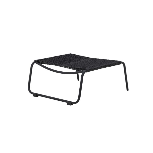 Tumbona con Taburete BOEL, Negro,... Tumbona con Taburete BOEL, Negro,...