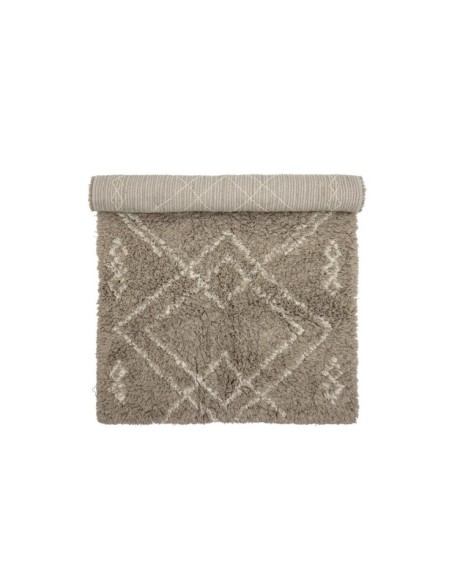 Alfombra EDEA, Marrón, Algodón - Bloomingville