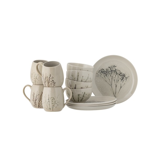 Juego de Desayuno BEA, Gres Natural - Bloomingville
