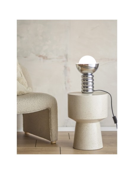 Lámpara de Mesa SPIKE, Plateado, Metal - Bloomingville