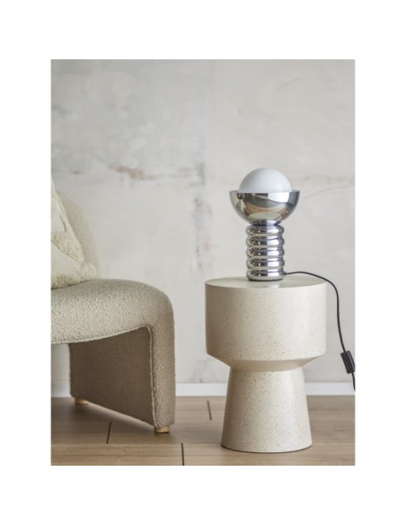 Lámpara de Mesa SPIKE, Plateado, Metal - Bloomingville