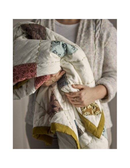 Edredón MELUA, Algodón Natural - Bloomingville