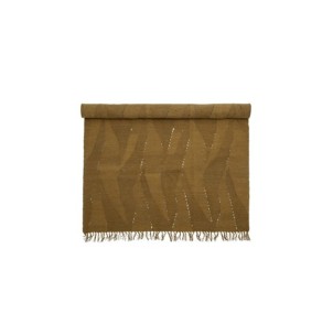 Alfombra ZOLA, Marrón, Lana - Bloomingville