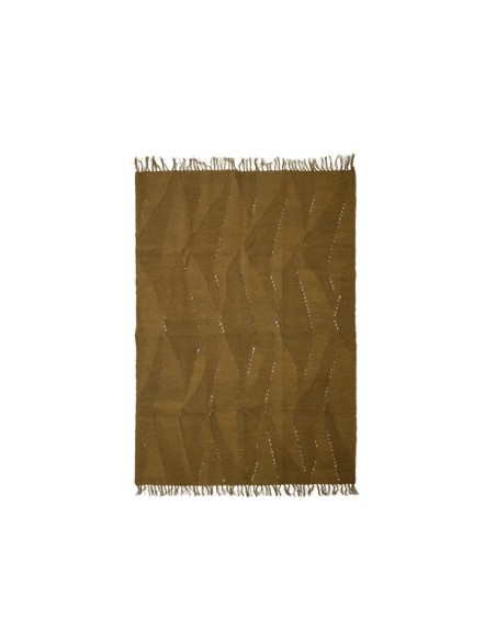 Alfombra ZOLA, Marrón, Lana - Bloomingville