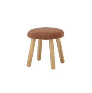 Taburete AKSEL, Marrón, Poliéster - Bloomingville