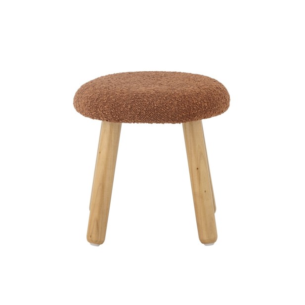 Taburete AKSEL, Marrón, Poliéster -...