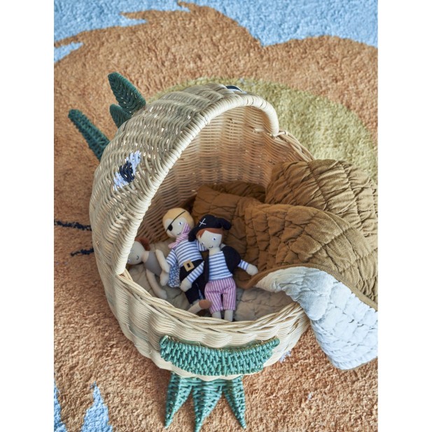 Cesta EDDI, Ratán Natural -...