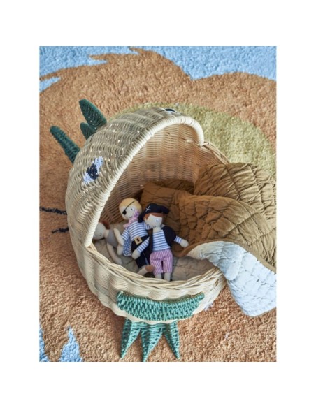 Cesta EDDI, Ratán Natural - Bloomingville