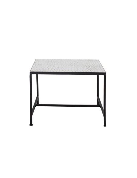 Mesa de Centro NIAH, Blanco, Piedra - Bloomingville