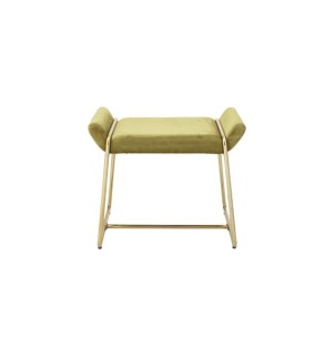 Taburete MEGAN, Amarillo, Poliéster - Bloomingville