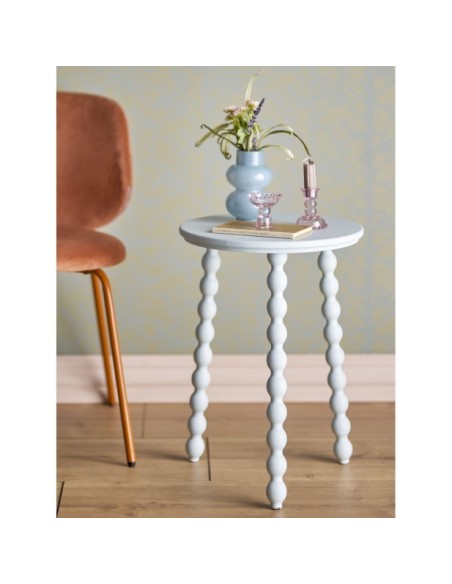 Mesa Auxiliar SALINO, Azul, Pino - Bloomingville