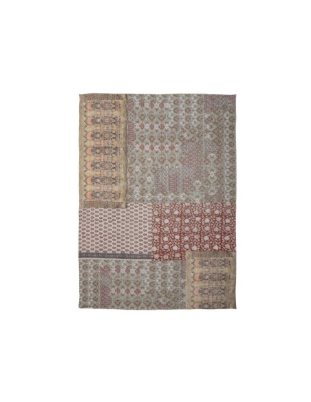 Alfombra YSOLDE, Rojo, Algodón - Bloomingville