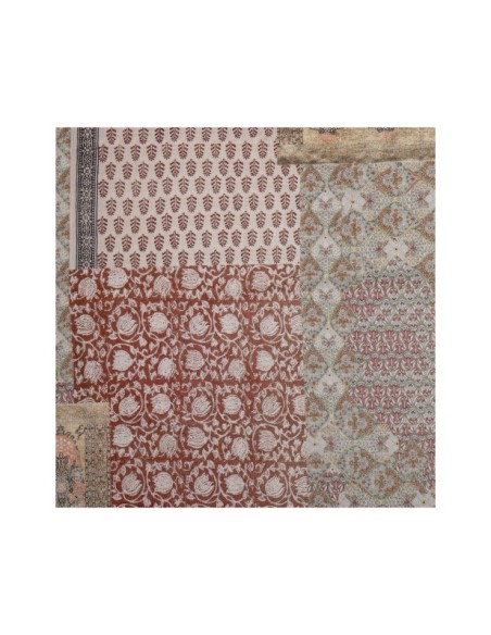 Alfombra YSOLDE, Rojo, Algodón - Bloomingville