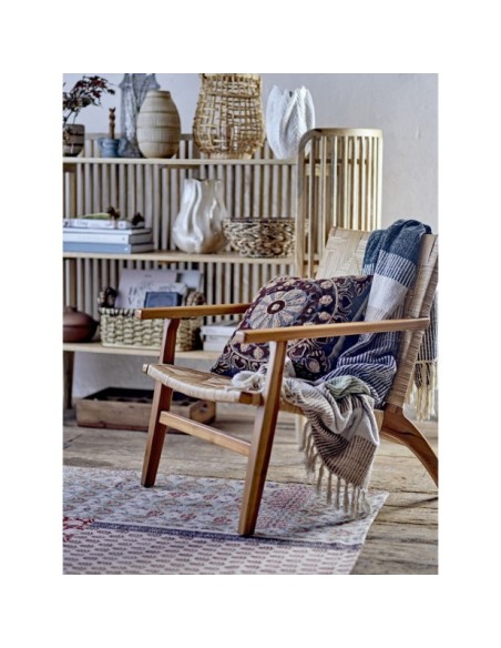 Alfombra YSOLDE, Rojo, Algodón - Bloomingville