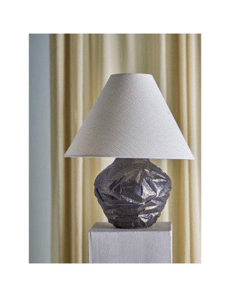 Lámpara de MesaCAROLLA, Marrón, Gres - Bloomingville