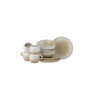 Juego de Desayuno PAULA, Gres Natural - Bloomingville